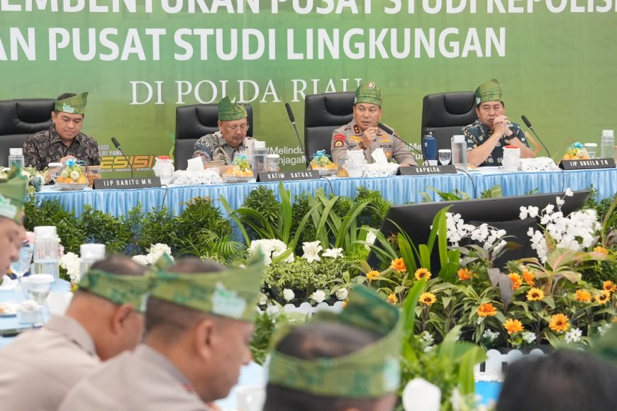 Pusat Studi Kepolisian dan Lingkungan Perkuat Komitmen Green Policing